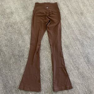 Lululemon Leggings Womens Brown flare Soft Athleisure pants size 4